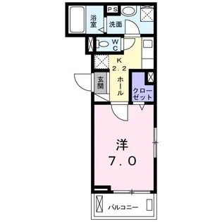 埼玉県川口市大字里【アパート】の間取り