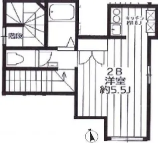 クレアシオン【2階】の間取り