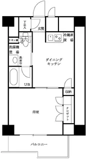 ルーブル仲六郷壱番館【8階】の間取り