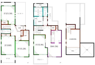 東京都杉並区成田東4【一戸建】の間取り