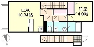 オルトシア【2階】の間取り