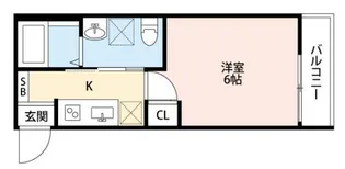 シャルム赤塚【1階】の間取り