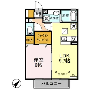 Royal Wit B【1階】の間取り