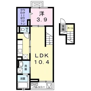 サマーハイツ【4階】の間取り