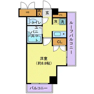 シンシア西荻窪【5階】の間取り