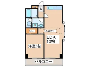 コージィーコート【3階】の間取り