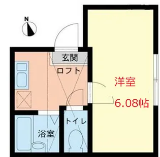 東京都大田区矢口1【アパート】の間取り