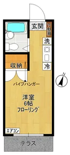 アゼリアハイツ【1階】の間取り