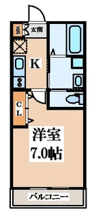 INOVE吉松WEST【1階】の間取り