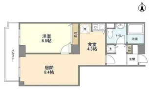 グランド・スポット【4階】の間取り