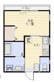 山一東十条ビル【4階】の間取り