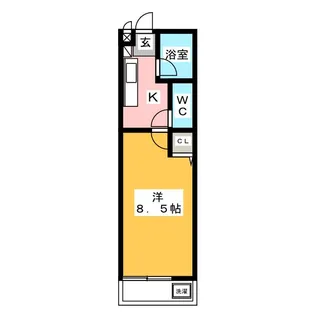 清和コモンズ【1階】の間取り