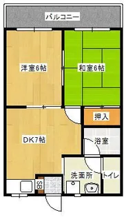 ジュネス2【3階】の間取り