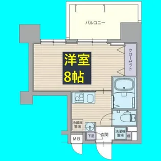 パルティール上前津【3階】の間取り