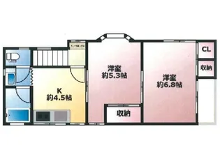 ファーレン上高田【2階】の間取り