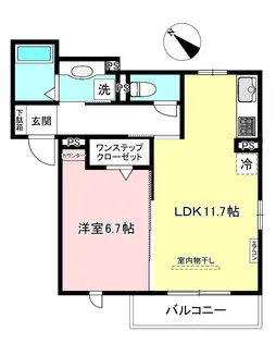 シルベール【3階】の間取り
