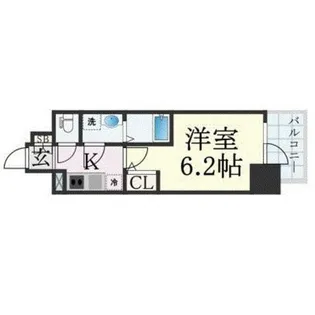 エスリード長居公園PARK AVENUE【10階】の間取り