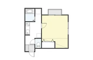 クレアトゥールII【2階】の間取り