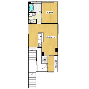 馬関ビル【2階】の間取り