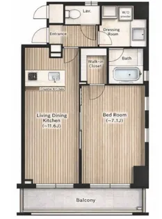 ル ジャルダン横濱関内【9階】の間取り