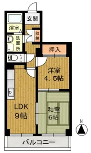 杉山マンション【2階】の間取り
