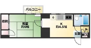 ガーデンハイツフタバ【1階】の間取り