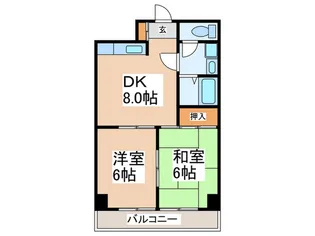 和知ビル【3階】の間取り