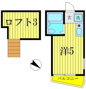 シャンテ青砥【2階】の間取り