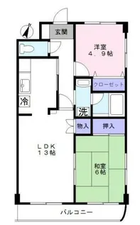 エクセルシア【2階】の間取り