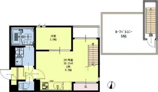 GRANDTIC 東照宮【2階】の間取り