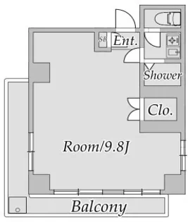 フラットワセダ【2階】の間取り