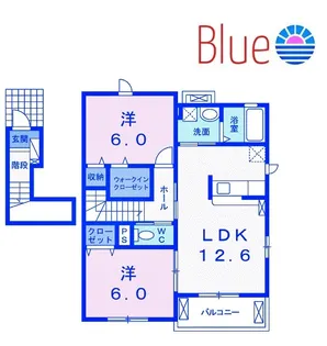セレーノ湘南【2階】の間取り
