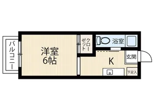 リベルタ香住ケ丘【2階】の間取り