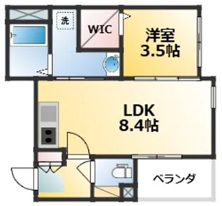ファースト淡路【2階】の間取り