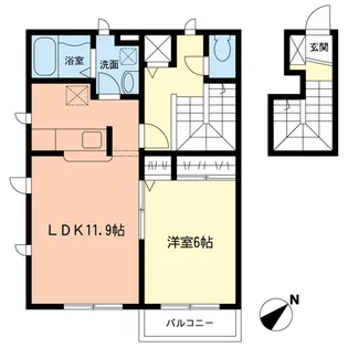 グレイスヴィラI【2階】の間取り