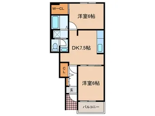 フォーラム伍番館【1階】の間取り