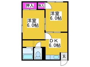 正栄マンション【3階】の間取り