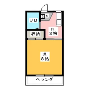 つきみそう【1階】の間取り
