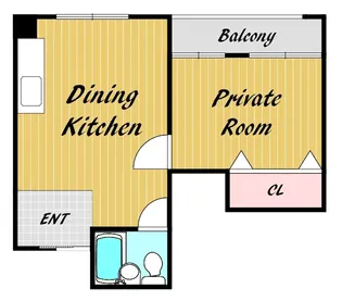 KOYAエスパシオ中之島【4階】の間取り
