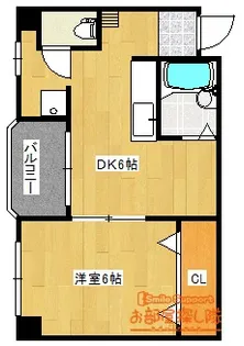カサベルデ本町【2階】の間取り
