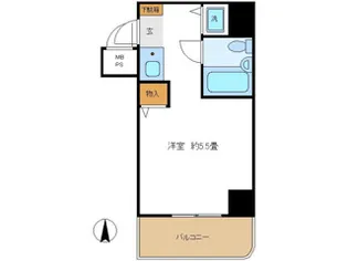 ロワレール横浜西壱番館【6階】の間取り