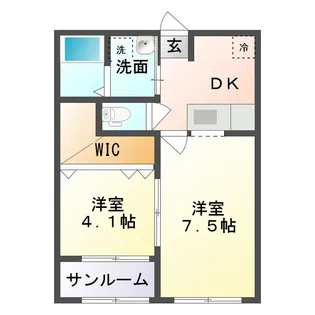 LakiI【1階】の間取り