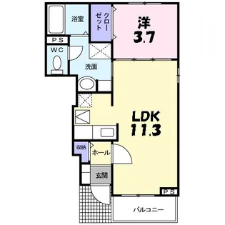 エテルノ・カーサ【1階】の間取り