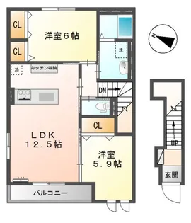epiV【2階】の間取り