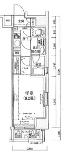 ルフレプレミアム神楽坂【5階】の間取り
