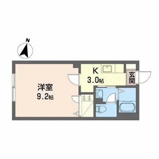 マリンコート【1階】の間取り