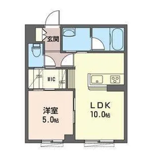 ラ・ルーム泉町【1階】の間取り