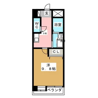 エスポワール東別院【11階】の間取り