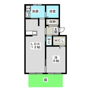 ファミール桜作【1階】の間取り