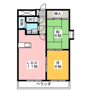 リバーサイド新瑞【2階】の間取り